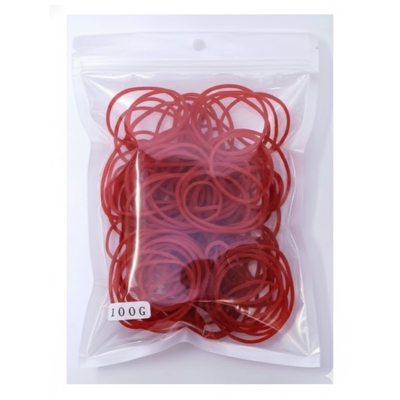 Rubber Band RED 100g
